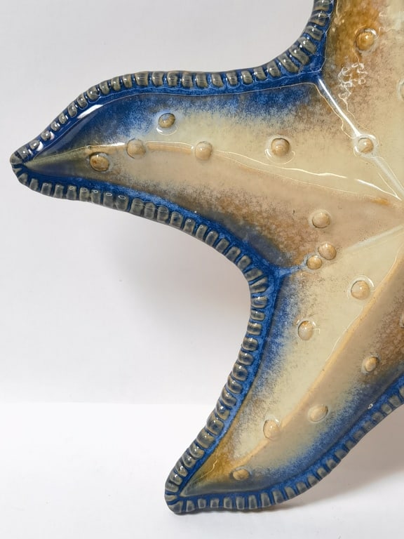 Decorative Ceramic Starfish Plaque - 3