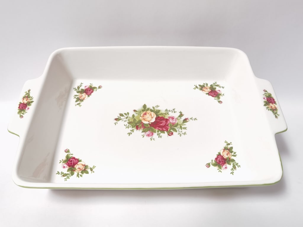Royal Albert "Old Country Roses" Rectangular Baker - 2
