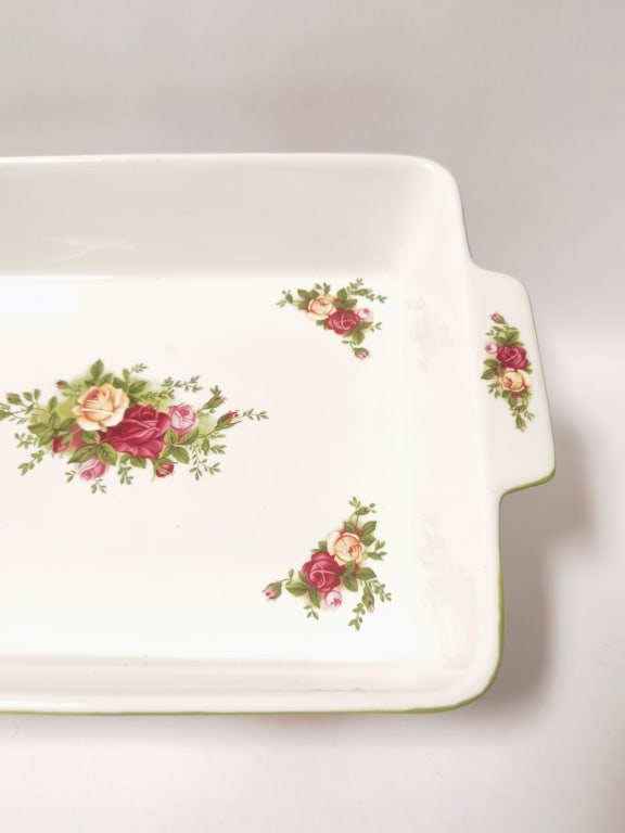 Royal Albert "Old Country Roses" Rectangular Baker - 3