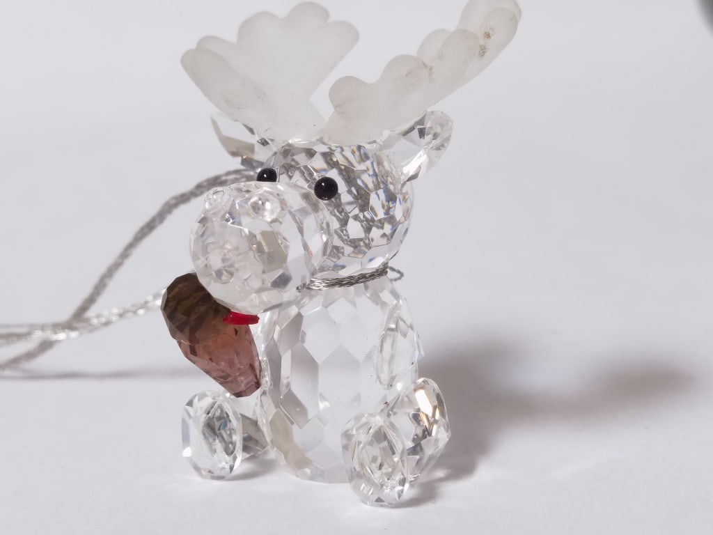 Crystal Moose Figurine - 4