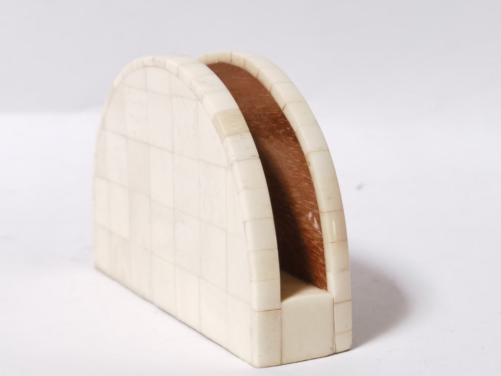 Mosaic Bone Letter Rack - 2