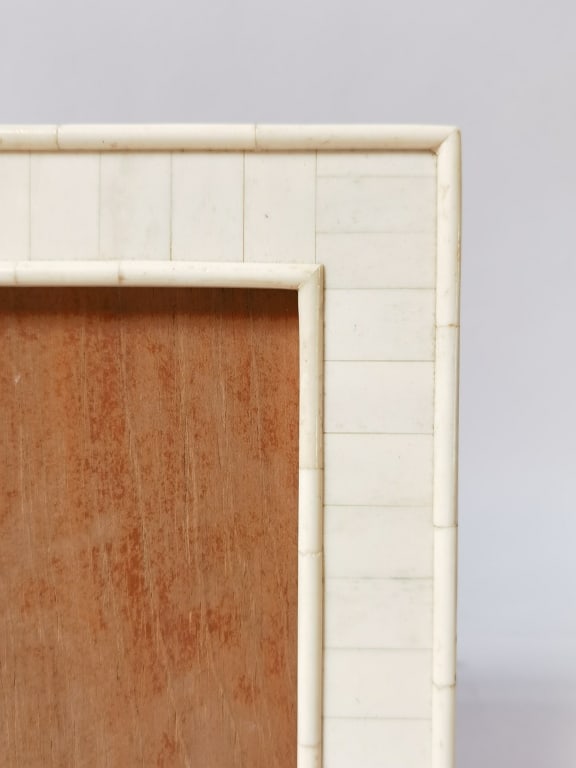 Rectangular Inlaid Bone Picture Frame - 2
