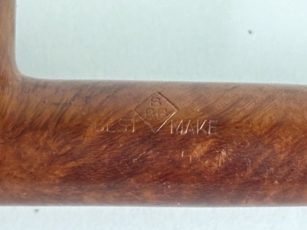 Vintage BBB "Best Make" Smooth Briar Pipe - 4