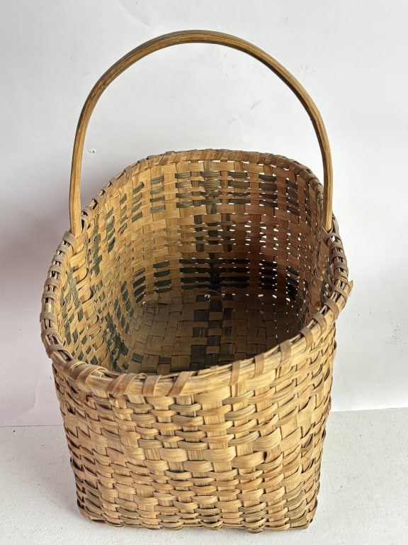 Large Splint Oak Market Basket - 2