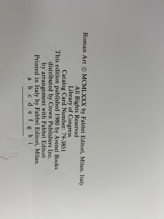 1980 Roman Art - 4