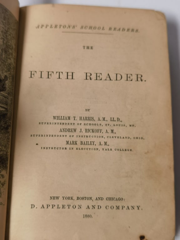 1880 Appleton's School Readers: The Fifth Reader - 2