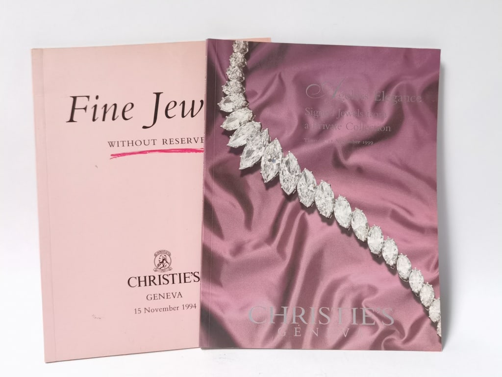 (2) 1994/1998 Christie's Fine Jewels: (2) 1994/1998 Christie's Fine Jewels, 10.5in