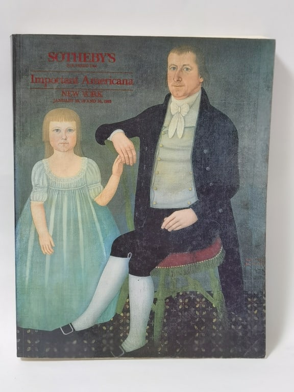 1988 Sotheby's Important Americana: 1988 Sotheby's Important Americana, 10.5in