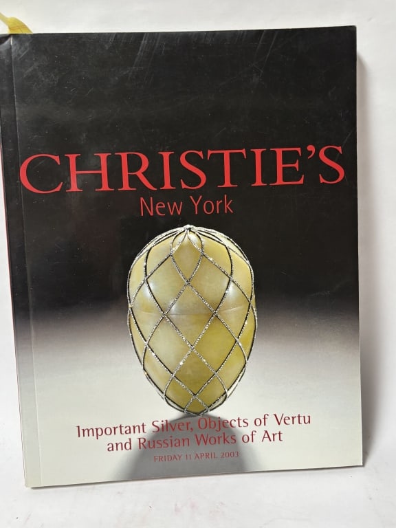 2003 Christie's NY Important Silver, Objects of Ve (1 of 3)
