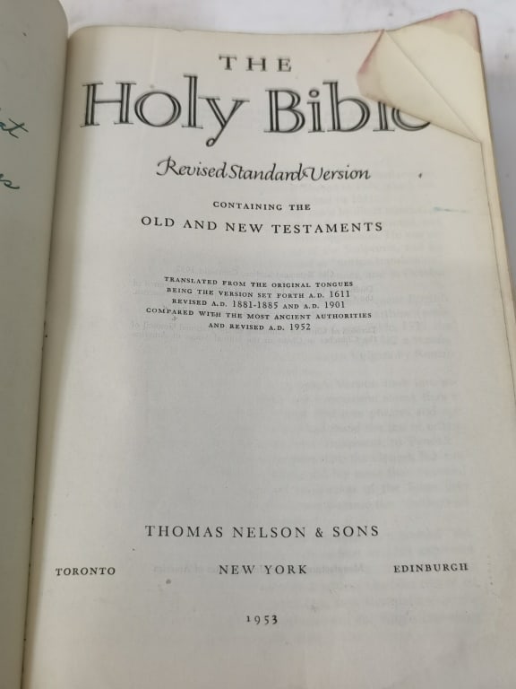1953 The Holy Bible - 4