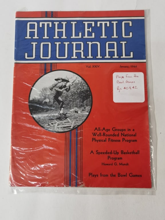 1944 Athletic Journal, Vol. XXIV, Jan. Issue: 1944 Athletic Journal, Vol. XXIV, Jan. Issue, 11.75in