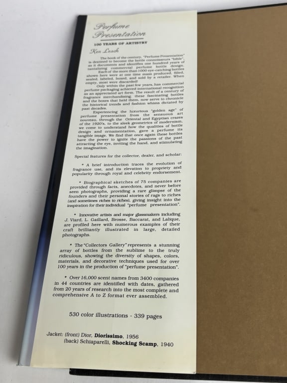 1997 Author Signed Perfume Presentation - 2
