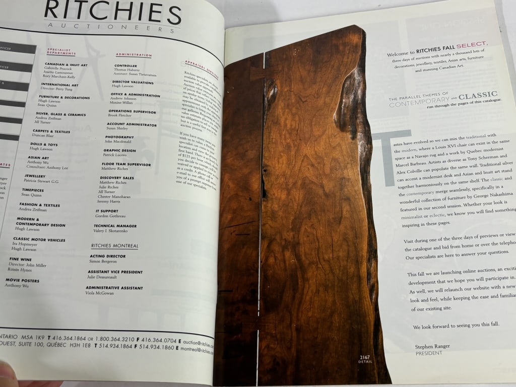 2008 Ritchie's Select Catalog - 2