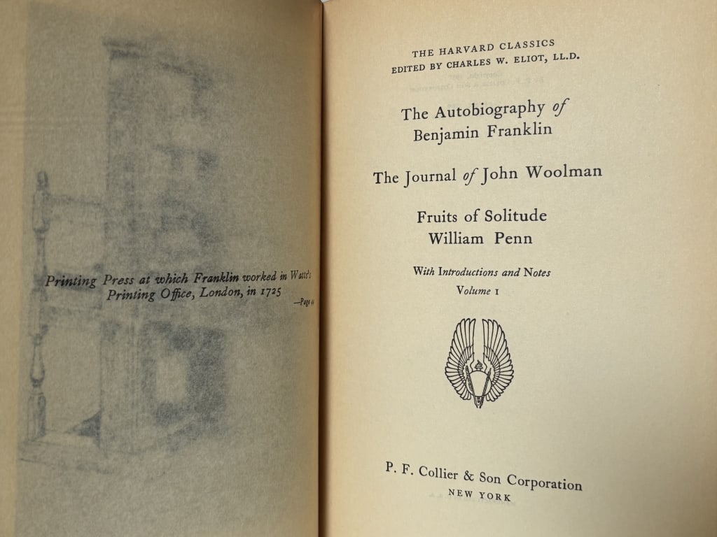 1937 Harvard Classics: Franklin/Woolman/Penn, Vol. - 4
