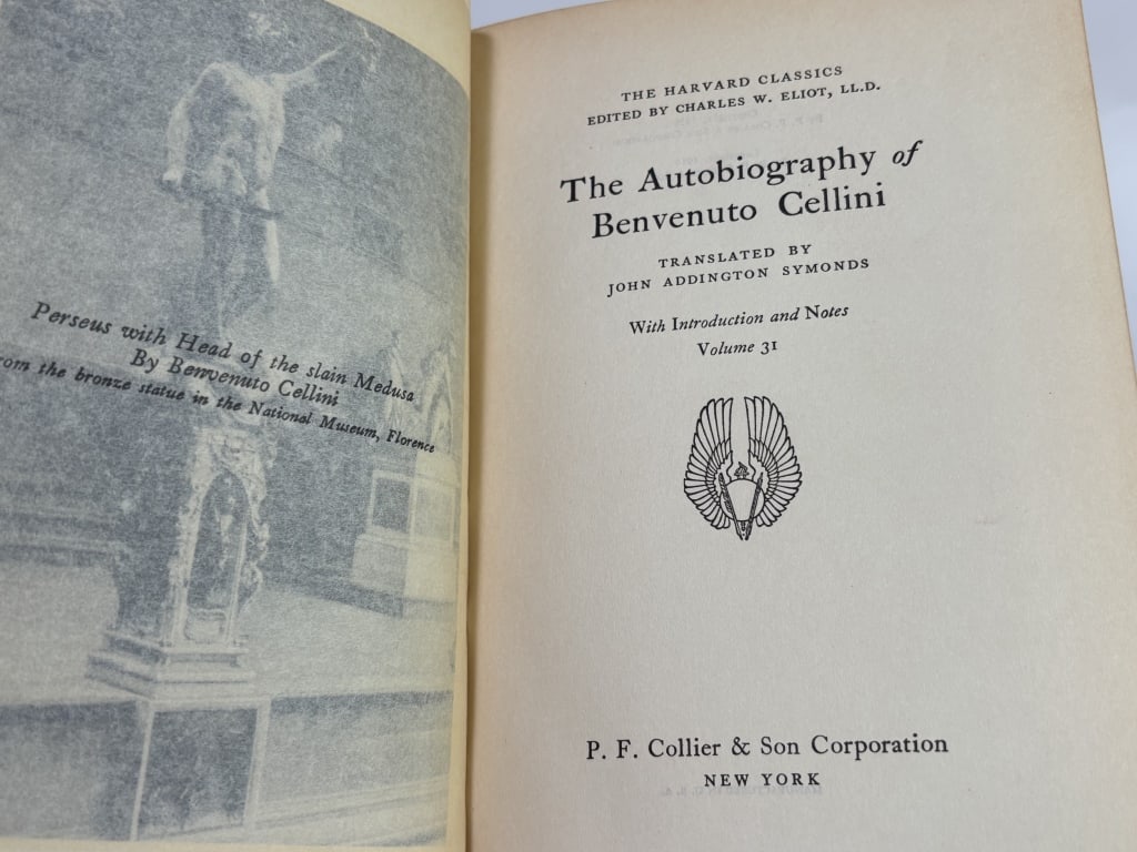 1938 Harvard Classics: Autobiography Benvenuto Cel - 5