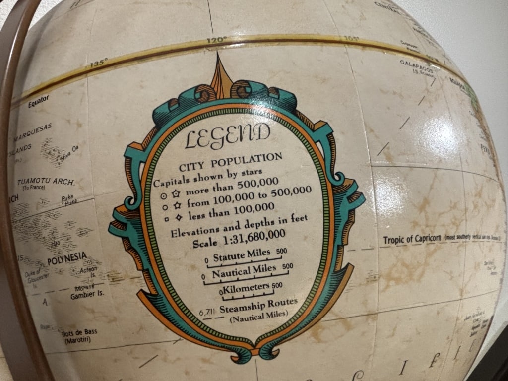 Vintage Replogle Floor-Standing World Globe - 4
