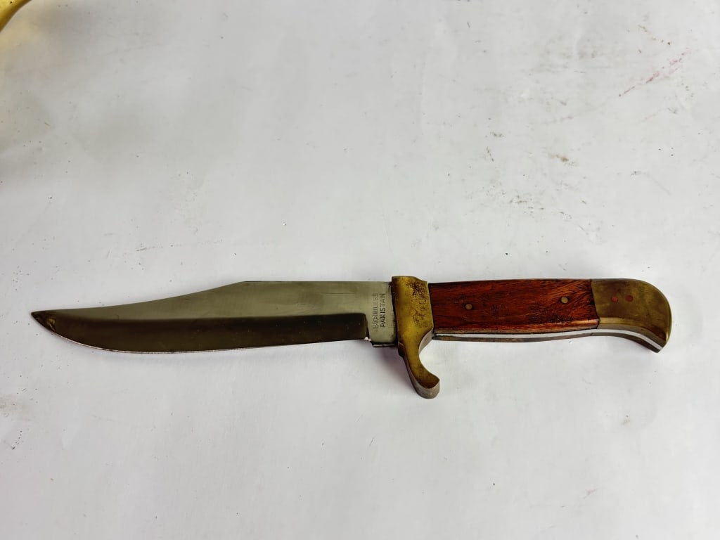 20th C. Pakistan Stainless Bowie Knife (1 of 4)