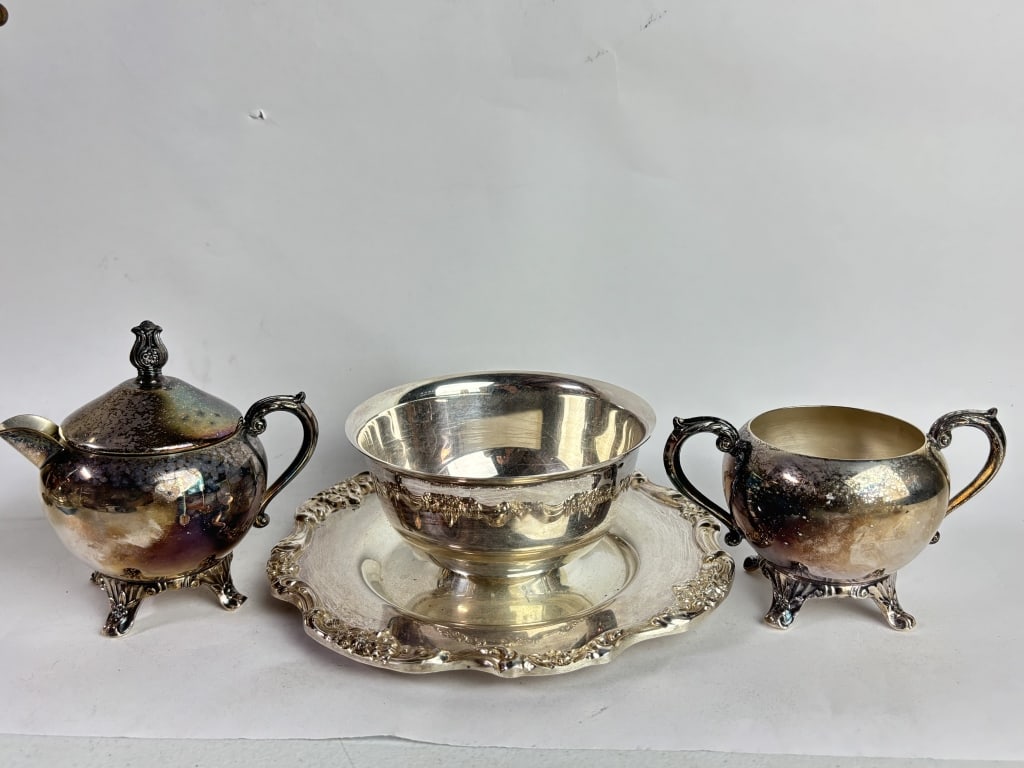 (3) Branded Vintage Silver-Plated Tablewares (1 of 5)