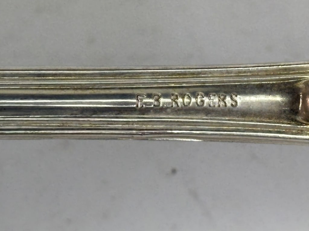 (3) Large F.B. Rogers Silver-Plated Serving Spoons - 7