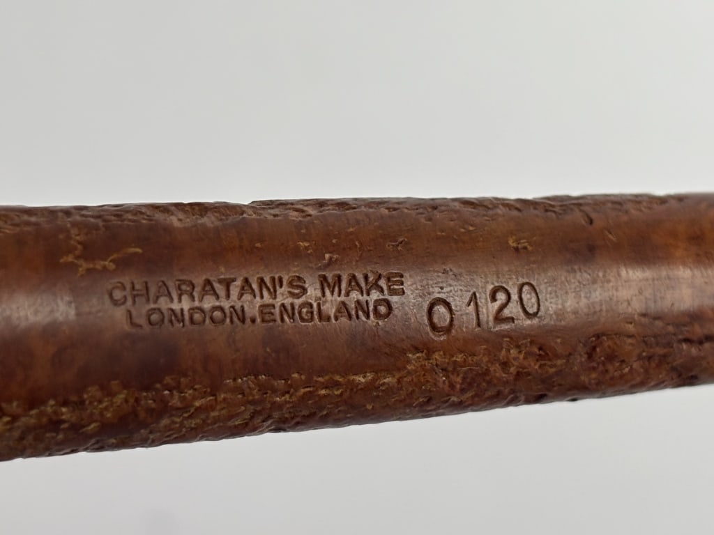 Vintage Charatan's Make Rusticated Billiard Smokin - 5