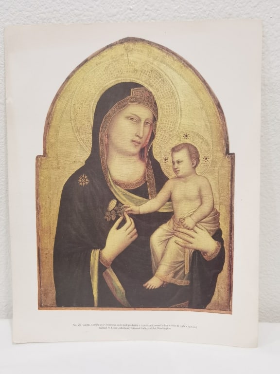 Madonna and Child of National Gallery of Art Print (1 of 3)