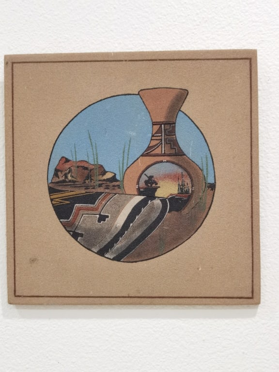 Vintage Indian Sand Art (1 of 3)