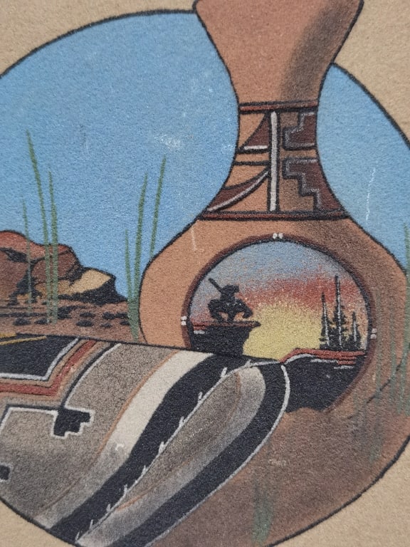 Vintage Indian Sand Art - 2