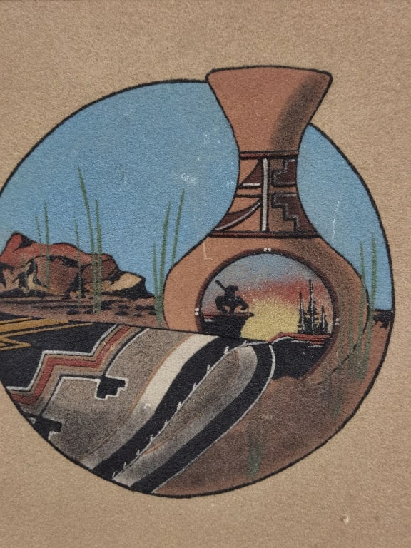 Vintage Indian Sand Art - 3