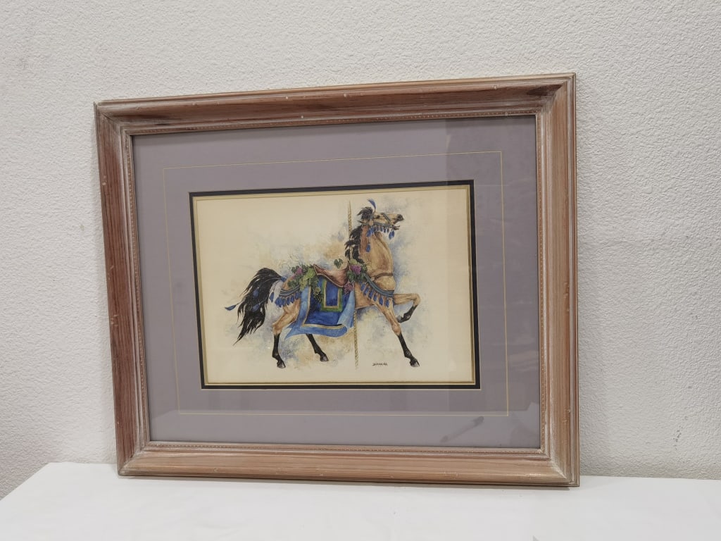 Baumgardner Carousel Horse Print (1 of 5)
