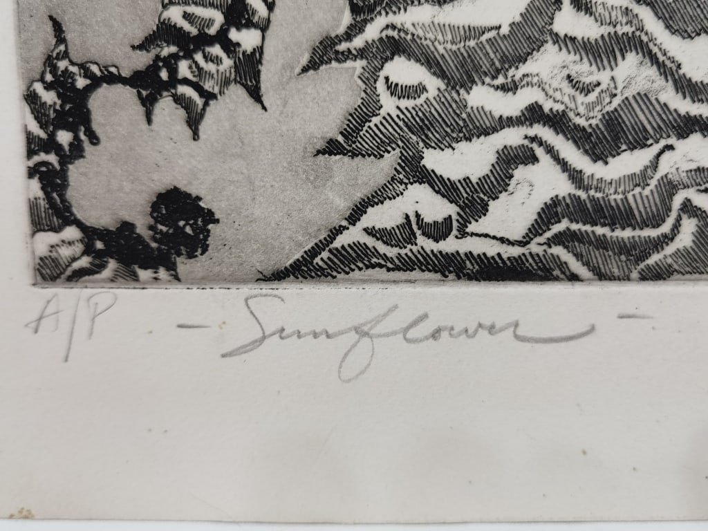 Signed Steven Kelso "Sunflower" Artist Proof - 4