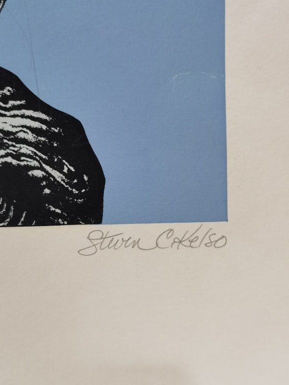 Limited Ed. Steven C. Kelso Lithograph - 5