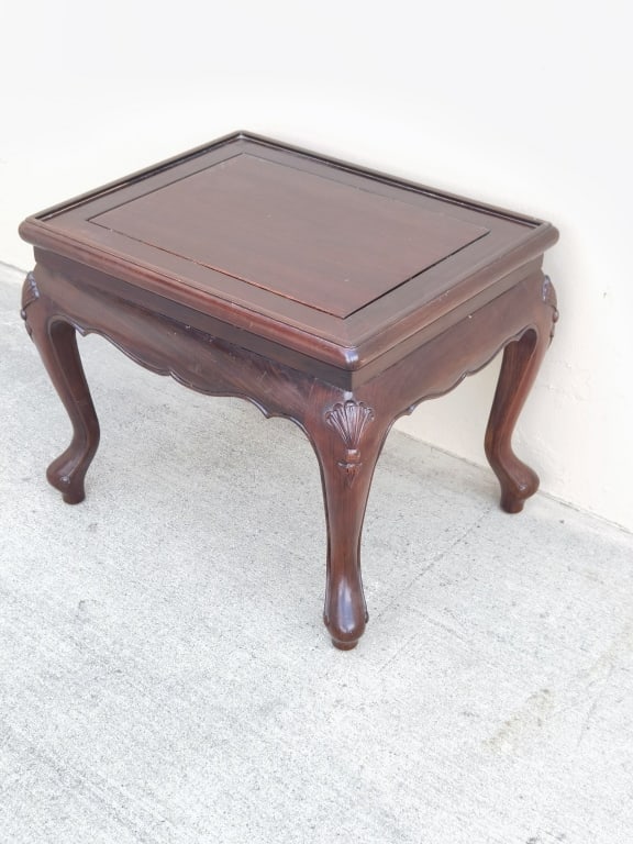 Chinese Rosewood Carved Low Table - 2