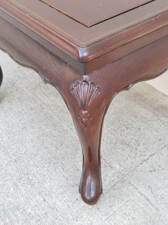 Chinese Rosewood Carved Low Table - 4