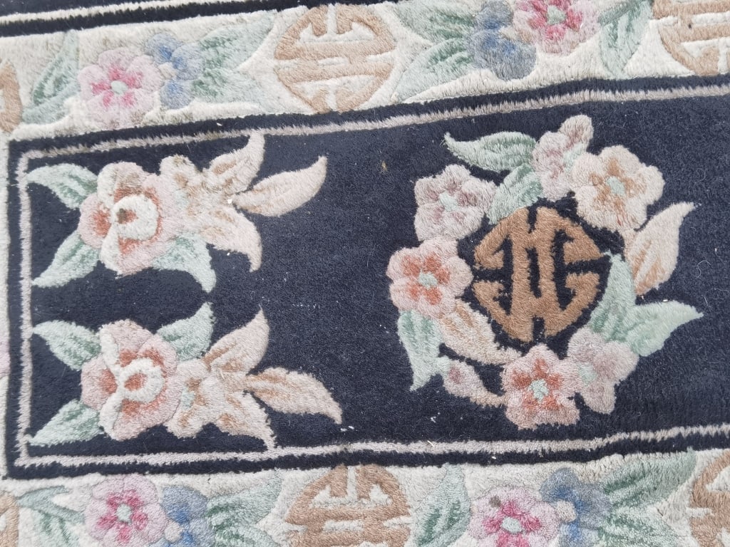 Vintage Chinese Entry Rug - 3