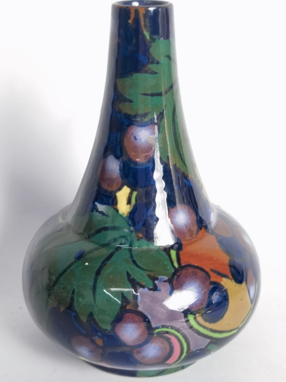 Royal Stanly Jacobean Ware Grape Vine Vase - 2