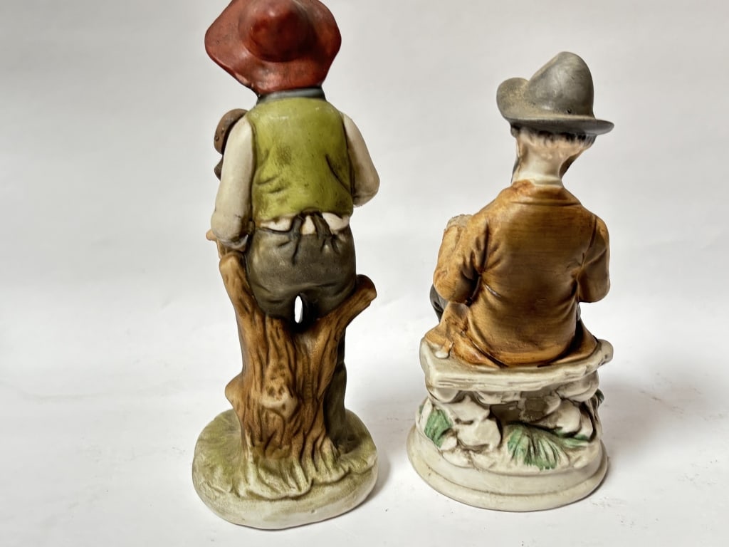(2) Vintage Porcelain Figurines - 2