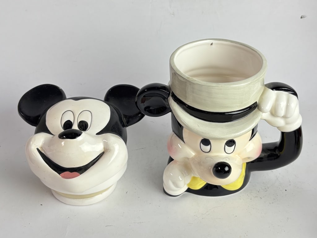 Vintage Mickey Mouse Double-Sided Ceramic Mug - 3