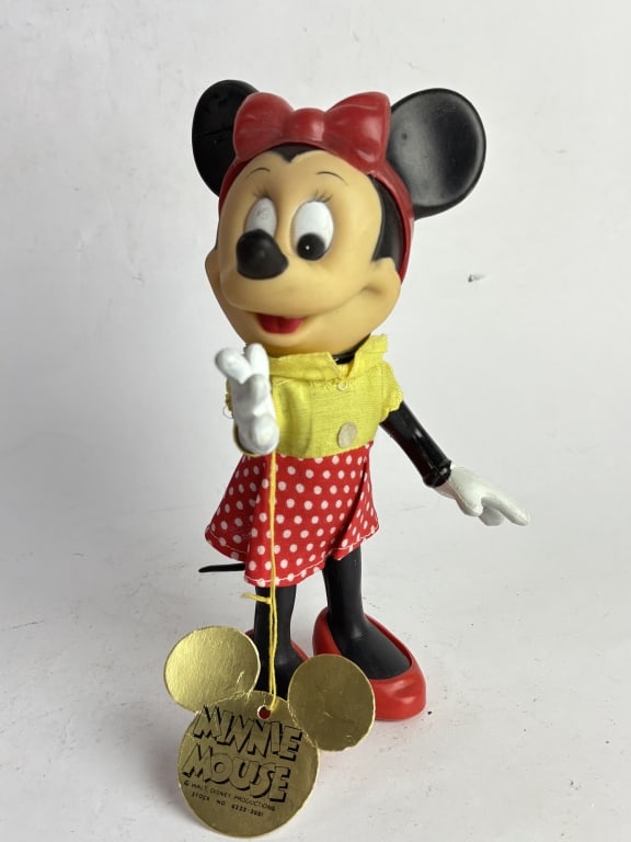 Vintage Poseable Minnie Mouse Doll with Original T (1 of 3)