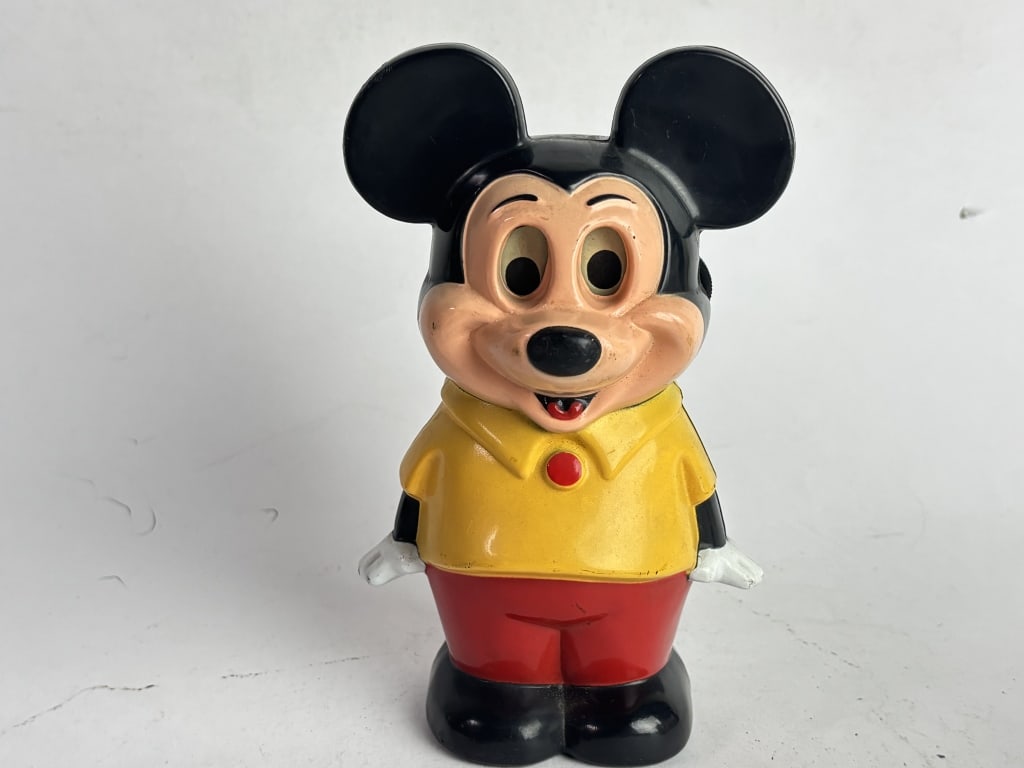 Vintage Mickey Mouse Plastic Toy (1 of 4)