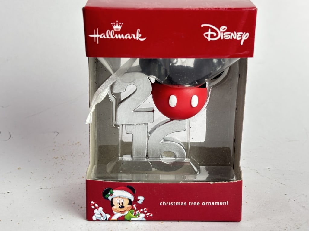 Hallmark Keepsake "2016" Mickey Mouse Ornament: Hallmark Keepsake "2016" Mickey Mouse Ornament, 5in by 3.5in by 2.5in