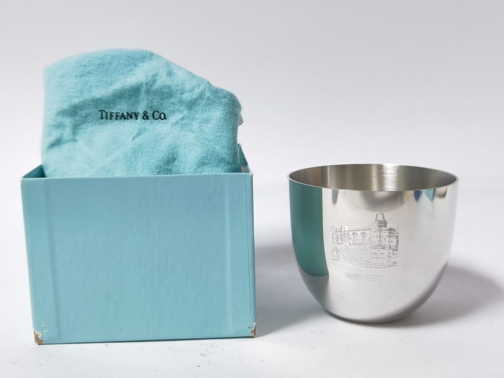 Tiffany & Co. Centennial Commemorative Pewter Cup (1 of 3)