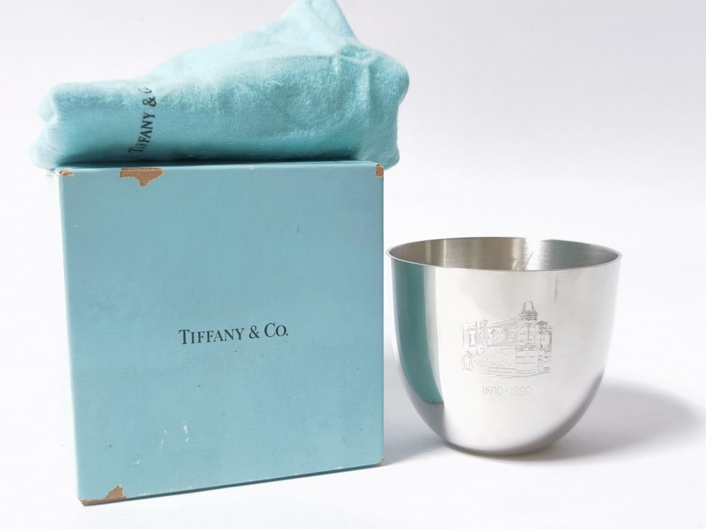 Tiffany & Co. Centennial Commemorative Pewter Cup (1 of 3)