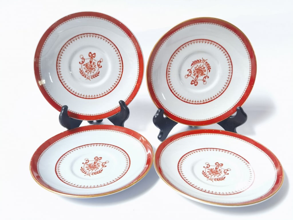 (4) Vintage Spode Copeland Newburyport Plates (1 of 3)