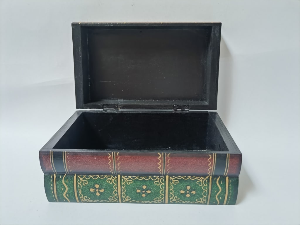 Decorative Stacked Book Box - 2