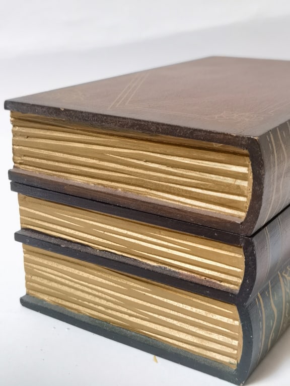 Decorative Stacked Book Box - 4