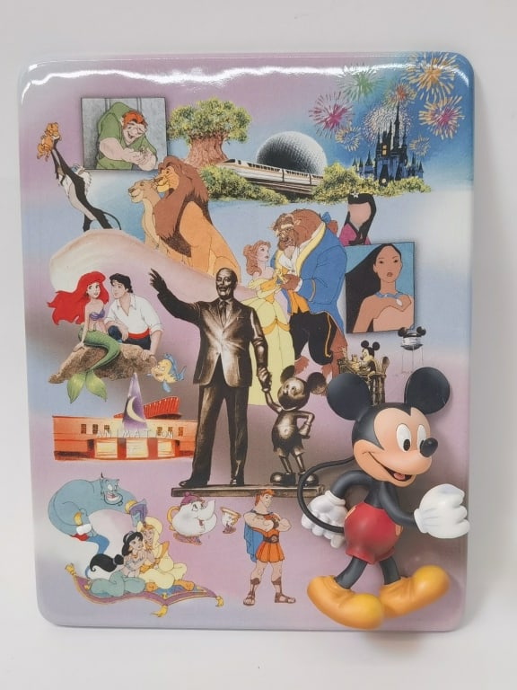 1980-2000 Limited Ed. Bradford Exchange Disney Ann: 1980-2000 Limited Ed. Bradford Exchange Disney Anniversary Plate, 8in by 6in