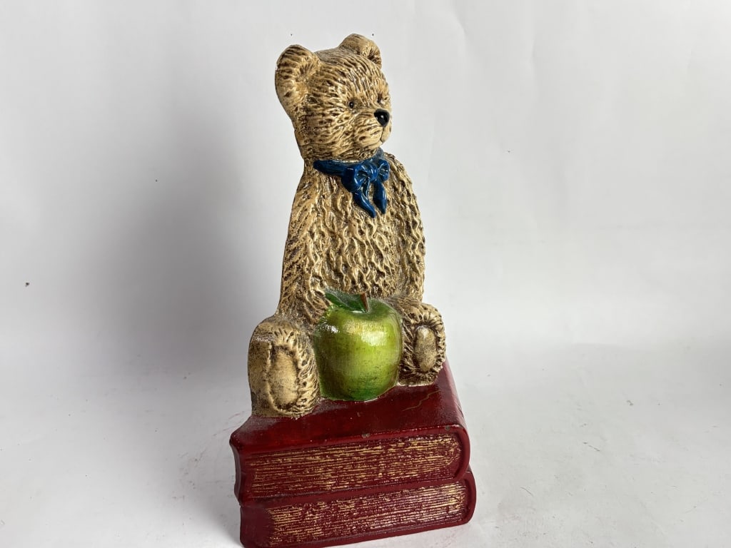 Teddy Bear on Books Doorstop - 2