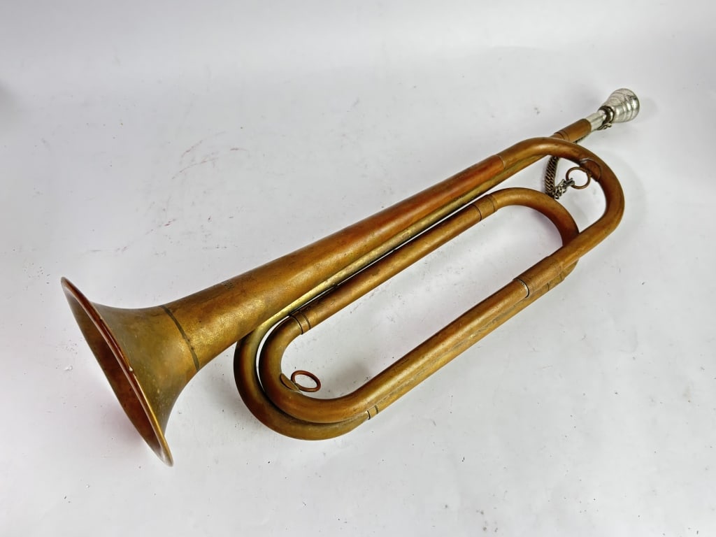 Vintage Brass Bugle (1 of 3)