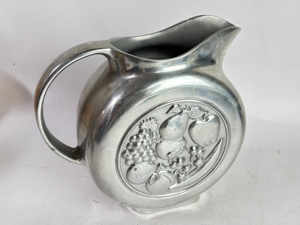 Armetale Pewter-Style Fruit Relief Pitcher - 3