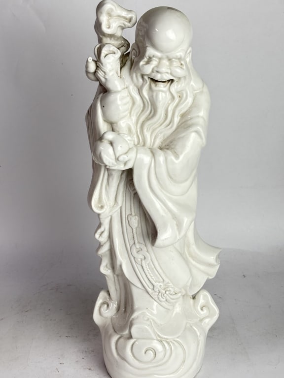 Vintage Chinese Porcelain Blanc de Chine Shoulao (1 of 6)